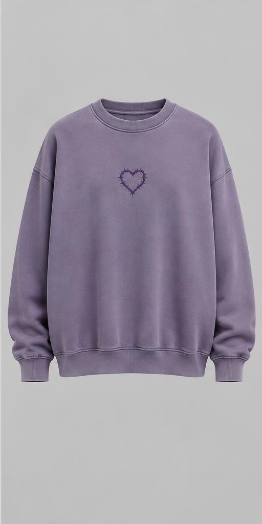 Poisoned Sweatshirt in Faded violet